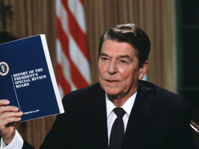 İran-Kontra, Ronald Reagan yönetiminde ortaya çıkan politik bir skandalın adı.